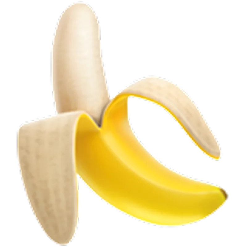 Peeled Yellow Banana Fruit | Free PNG