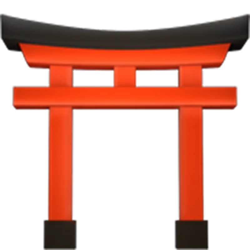 Vermilion Japanese Torii Gate Free PNG