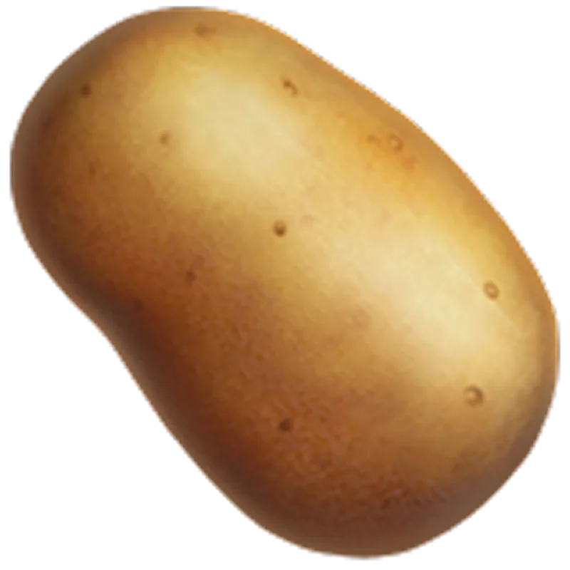 Golden-Brown Potato Free PNG