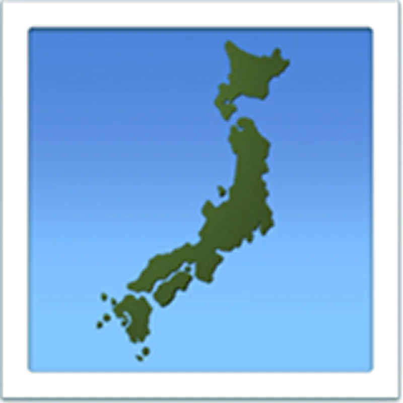 Japan Map Silhouette Free PNG