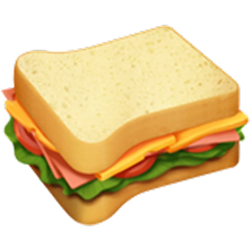 Layered Sandwich Food Illustration Free PNG
