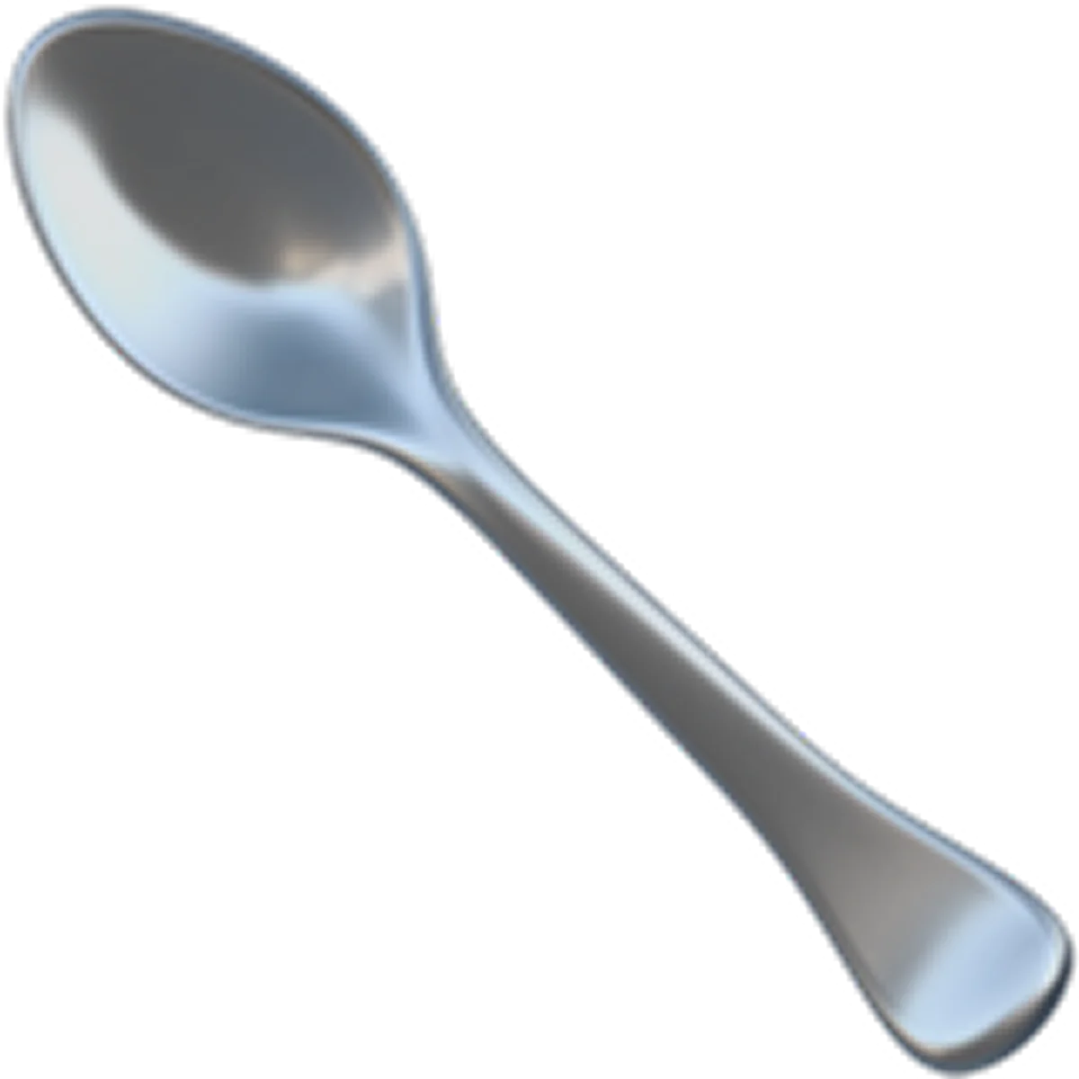 Silver Spoon on Dark Background Free PNG