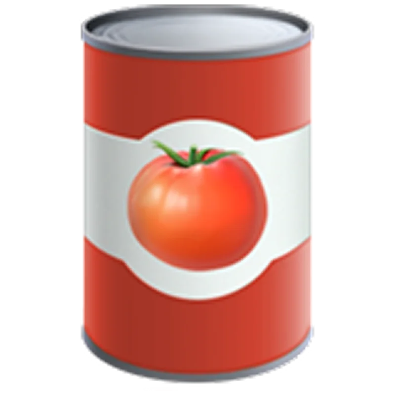 Red Tomato Can Illustration Free PNG