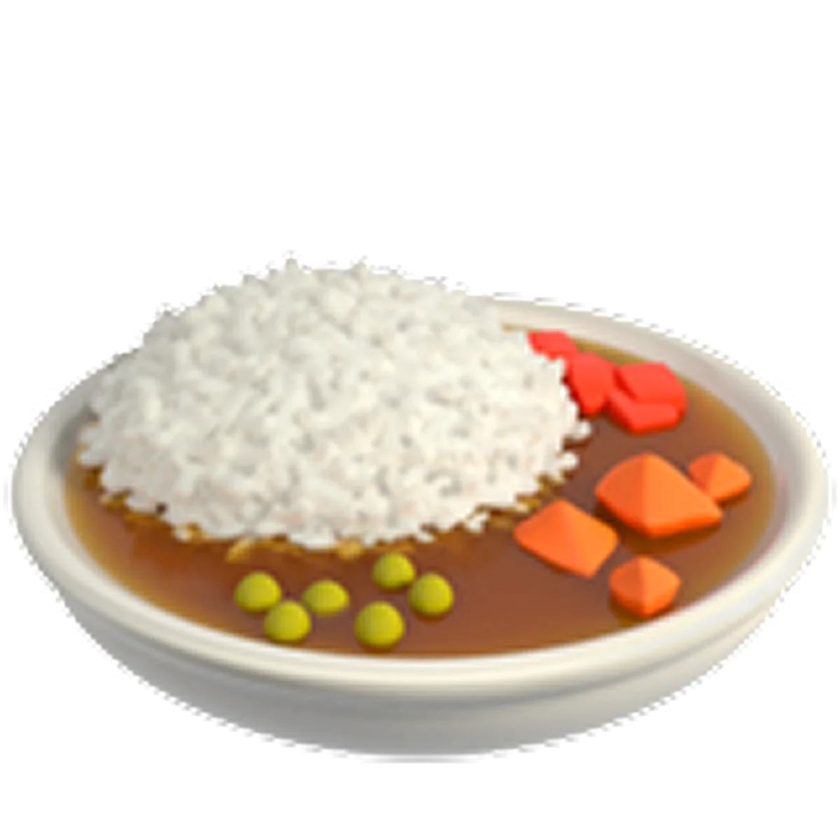 Bowl of Rice and Vegetable Soup Free PNG