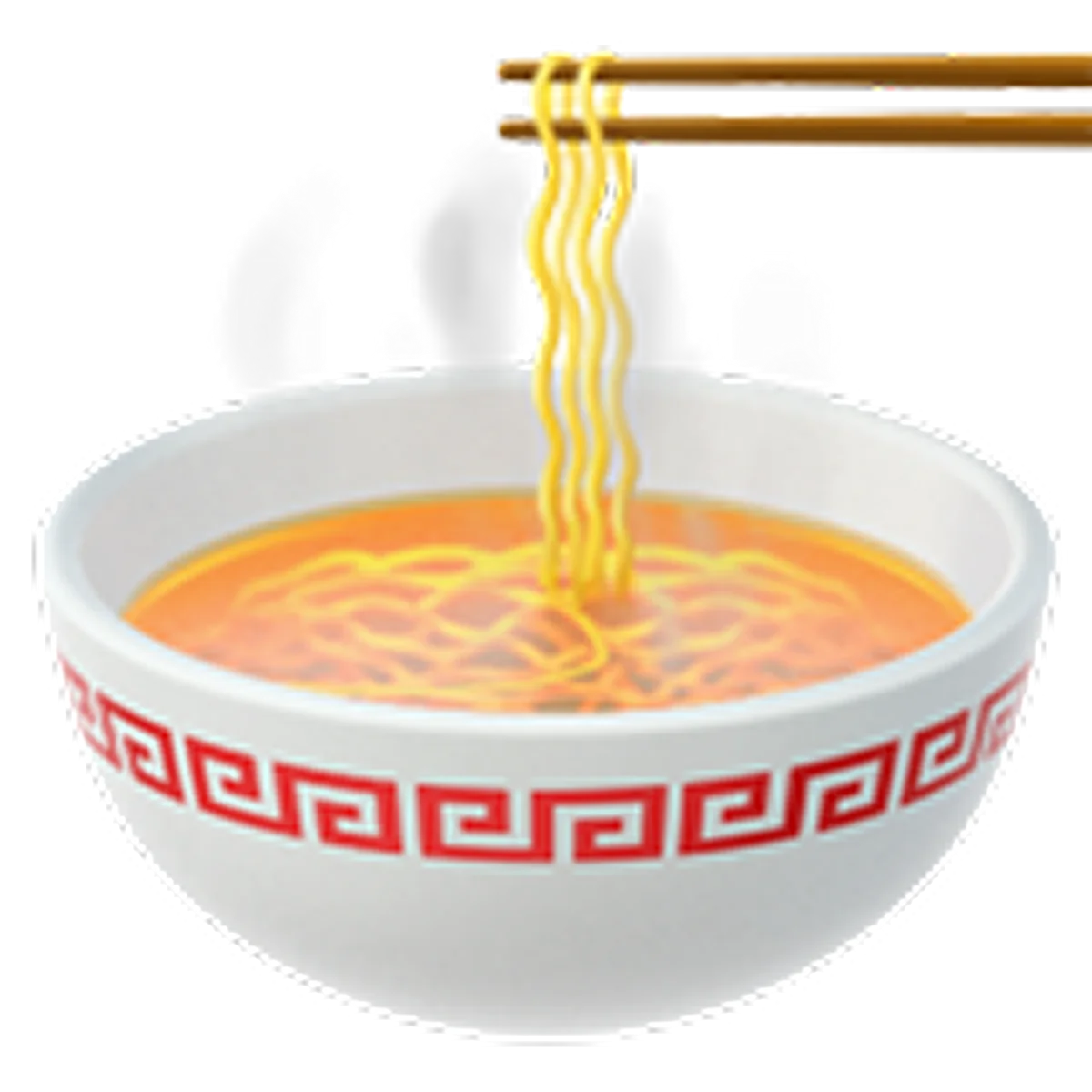 Ramen Noodles Lifted from a Bowl - Free PNG