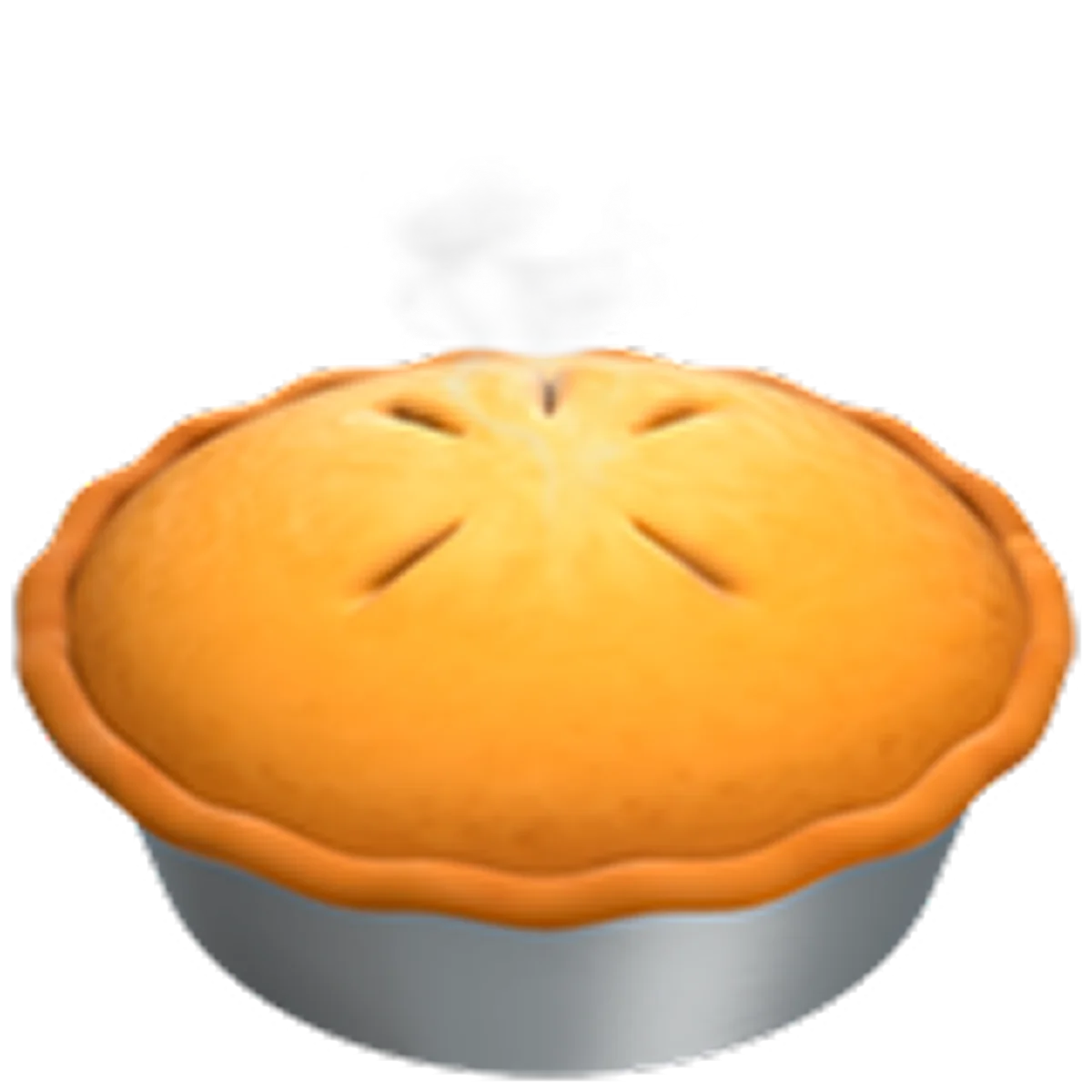 Steaming Golden Pie in a Tin | Free PNG