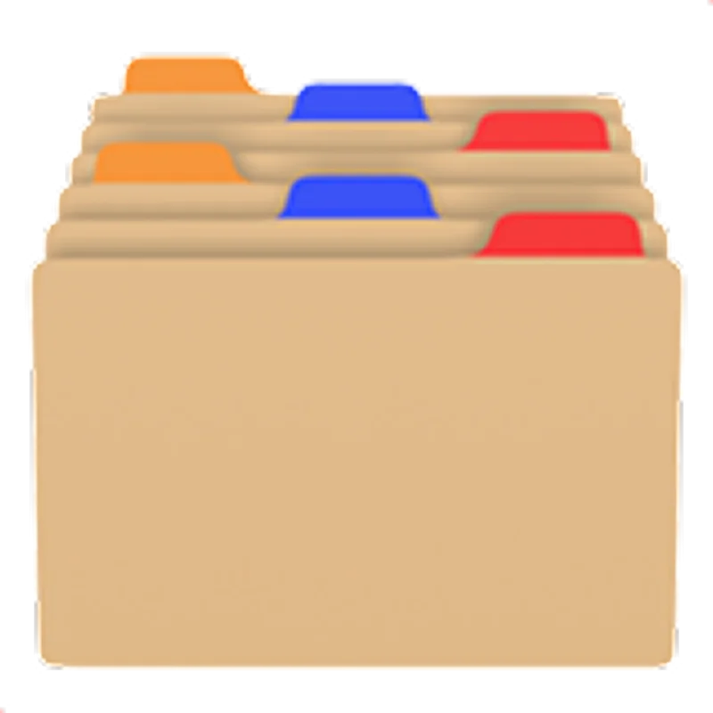 Tabbed File Folder Icon Free PNG