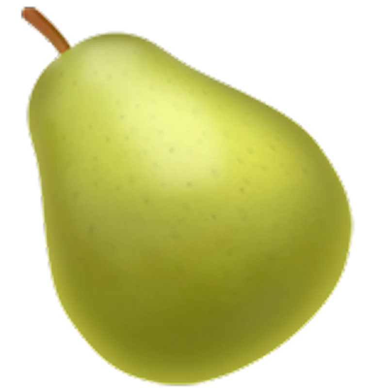 Green Pear Fruit Free PNG Clipart