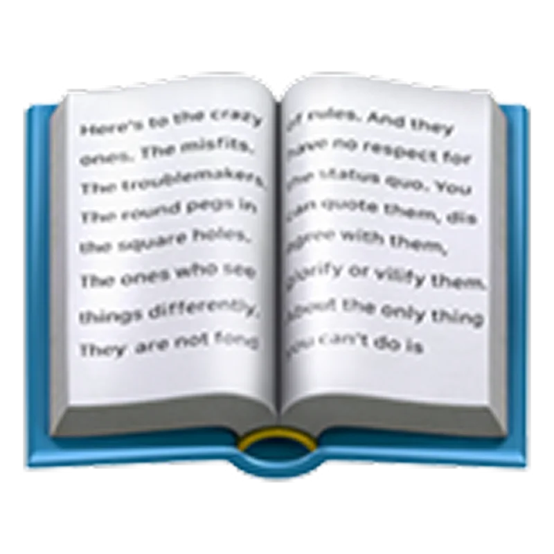 Open Blue Book Icon Free PNG