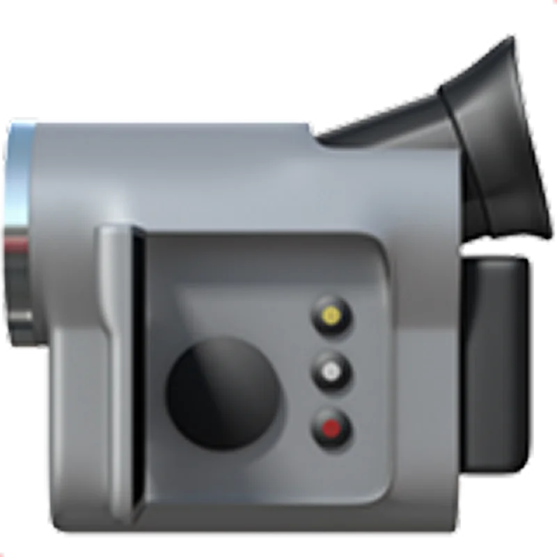 Gray Video Camera Camcorder Icon Free PNG