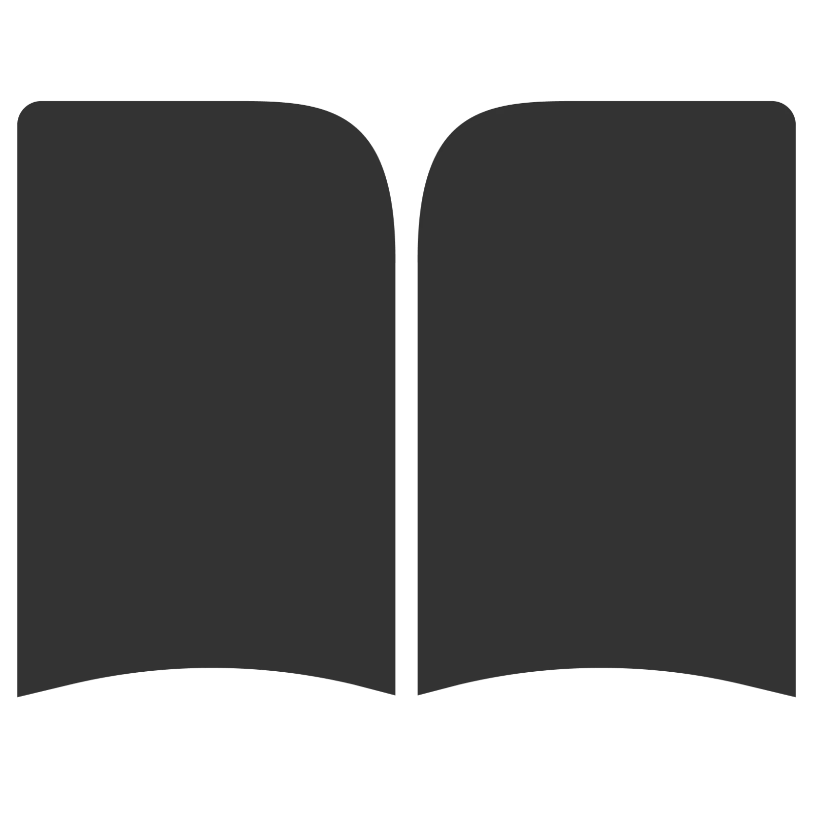 Open Blank Book Icon Free PNG