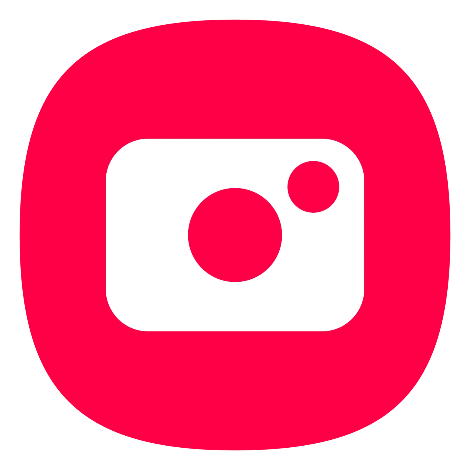 Pink Social Camera Icon Free PNG