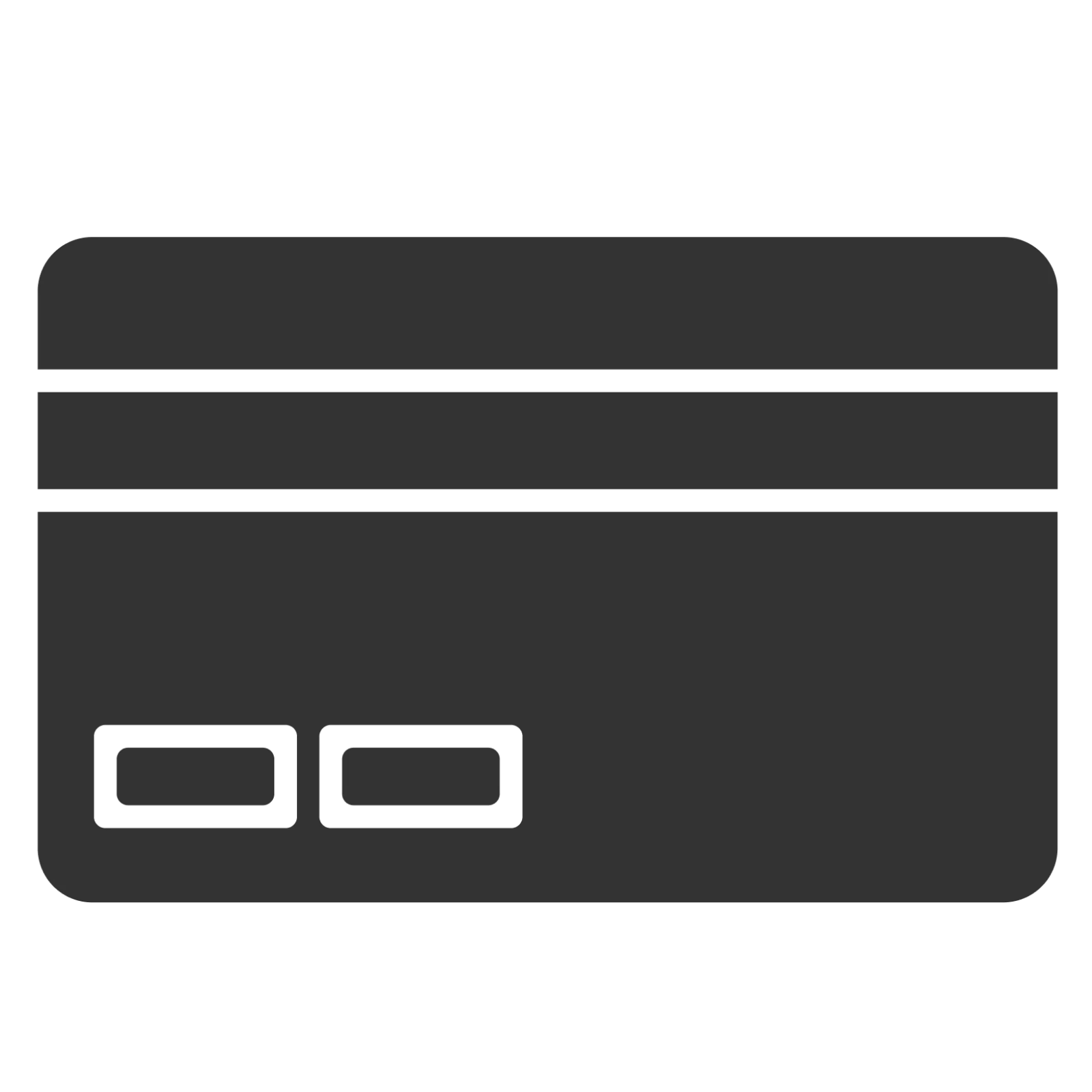 Dark Gray Horizontal Card Graphic Free PNG