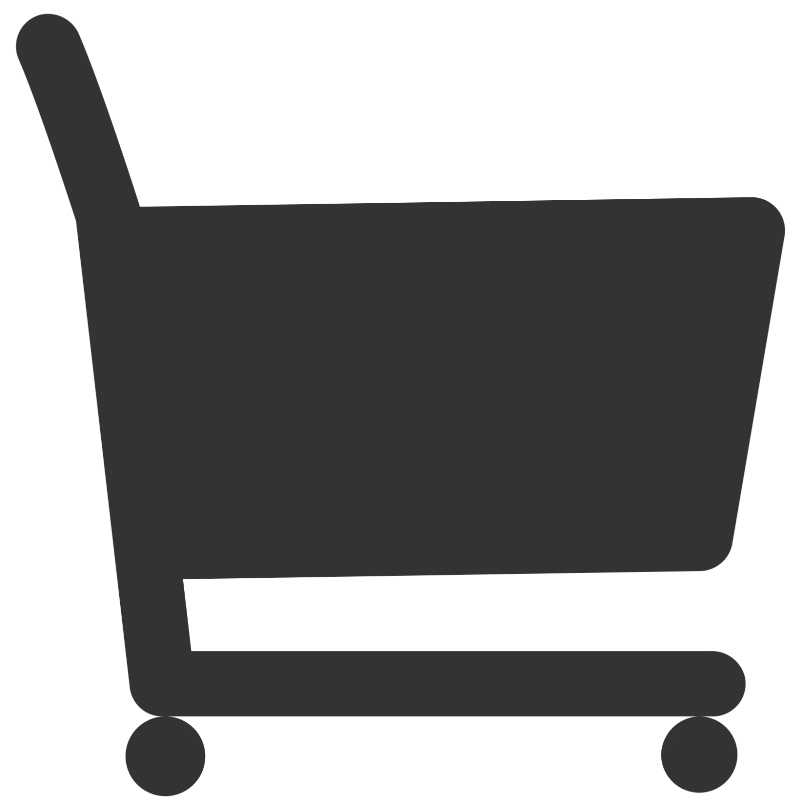 Shopping Cart Silhouette Free PNG