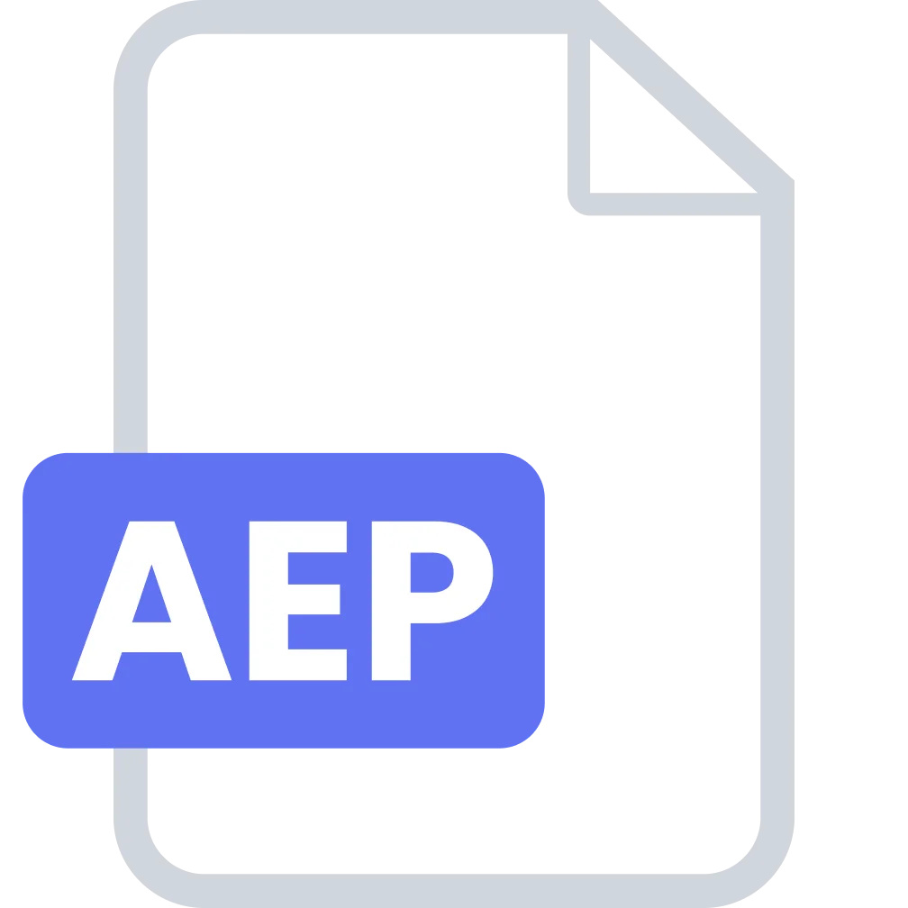 AEP Project File Document Icon Free PNG