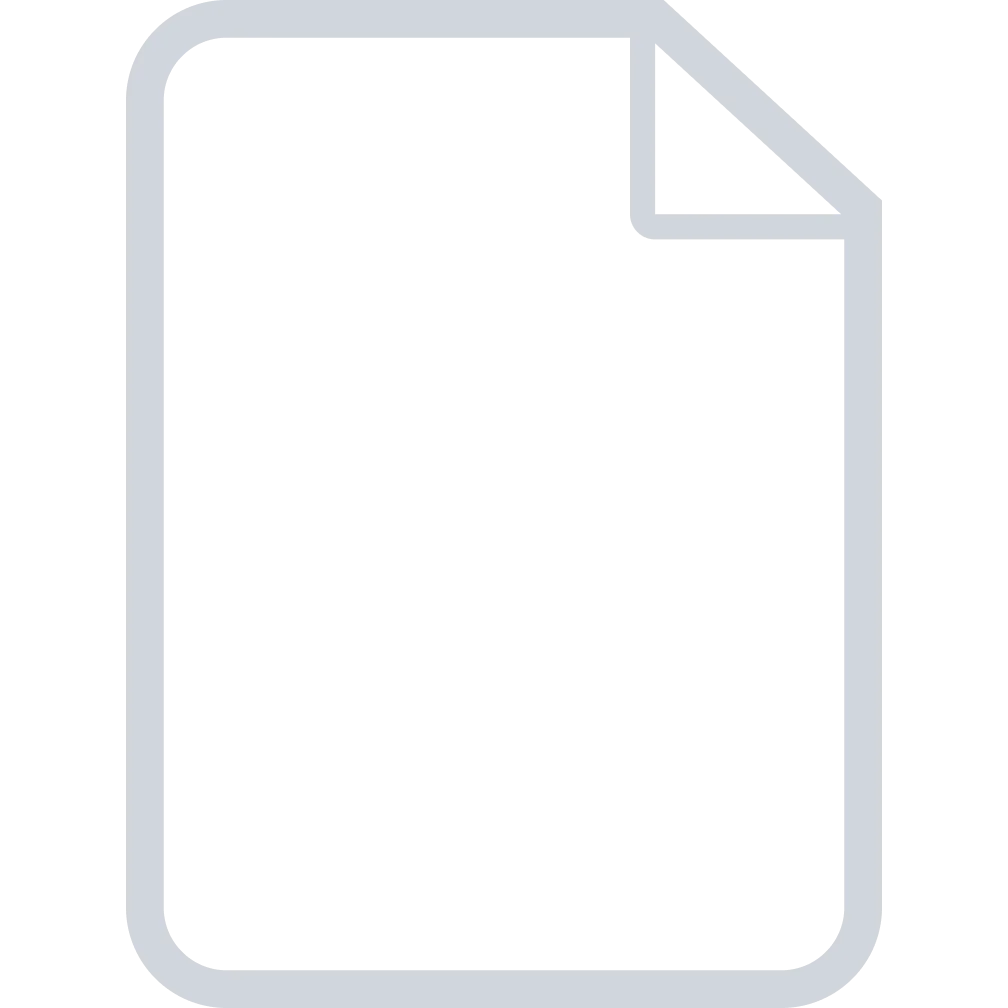 Blank Document File Outline Icon Free PNG