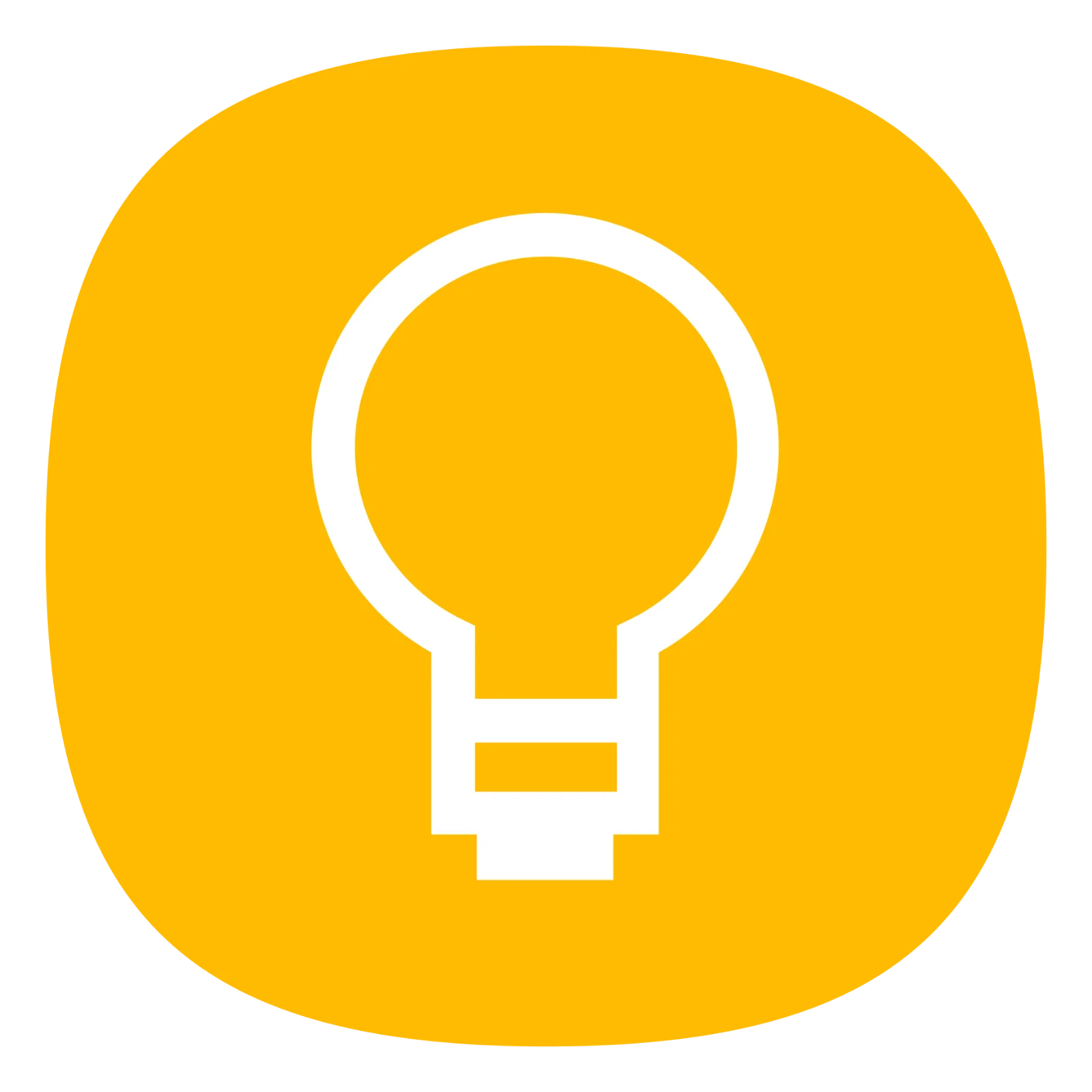 Google Keep Lightbulb App Icon Free PNG