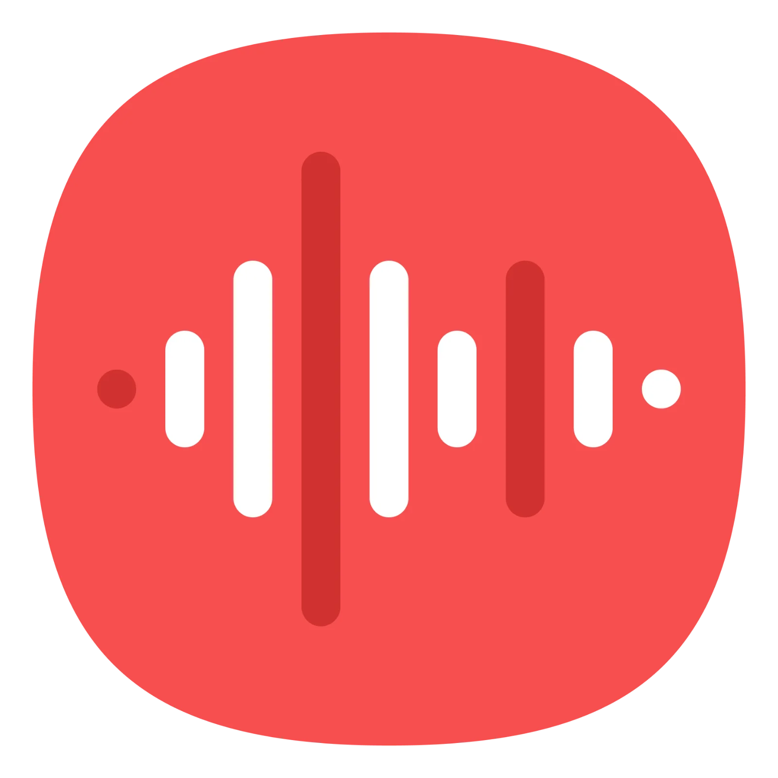 Google Recorder Waveform App Icon Free PNG