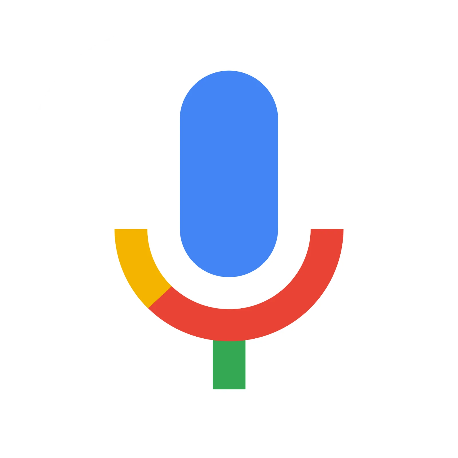 Multicolor Voice Search Microphone Icon Free PNG