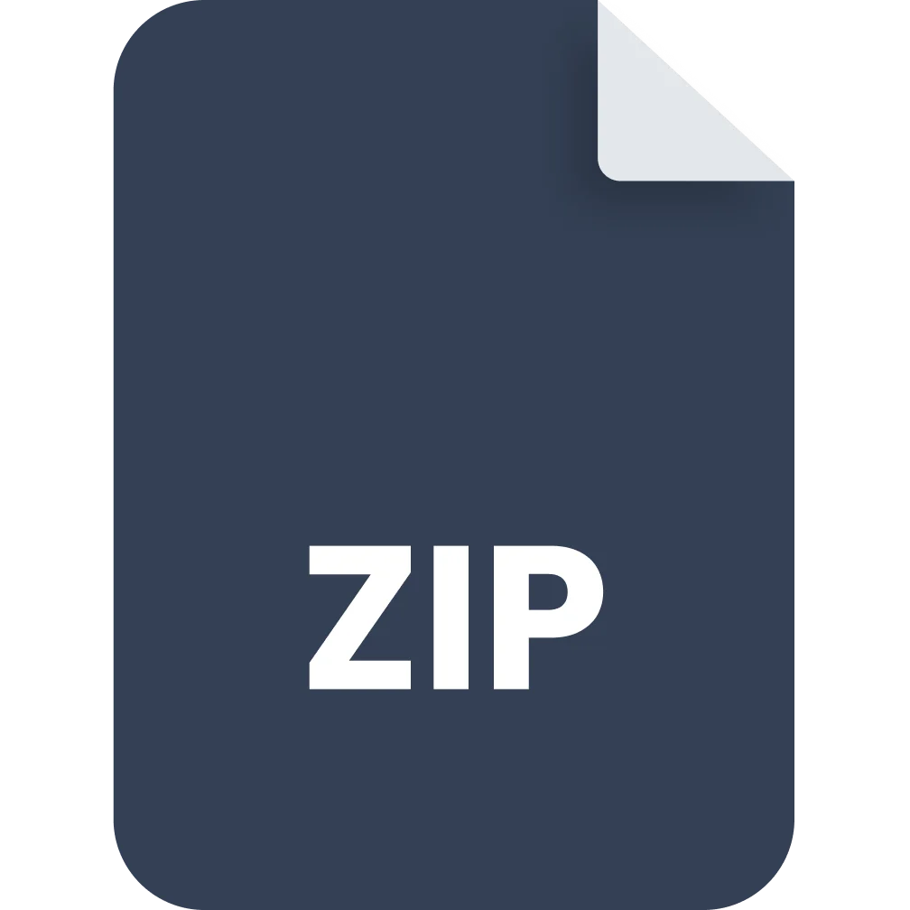 ZIP Archive File Icon Free PNG