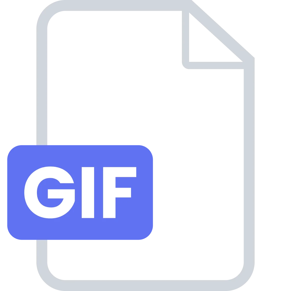 GIF File Document Icon Free PNG