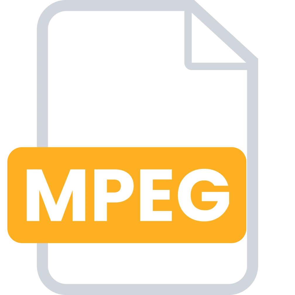 MPEG Video File Document Icon Free PNG
