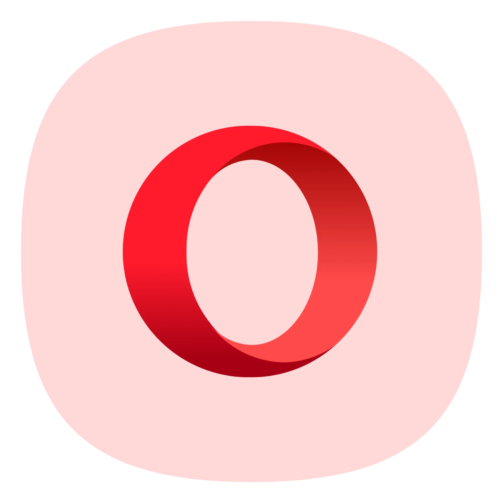 Opera Browser Red O Logo Free PNG