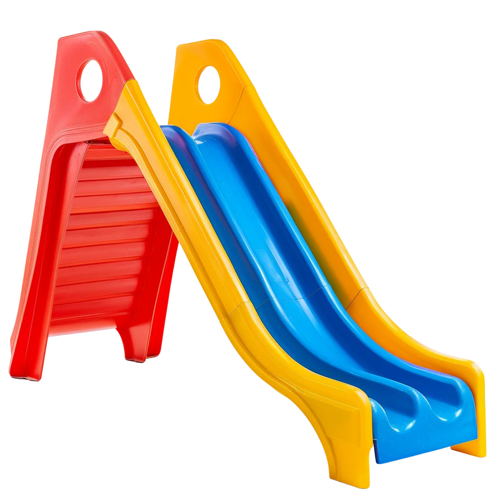Colorful Plastic Children's Slide Free PNG