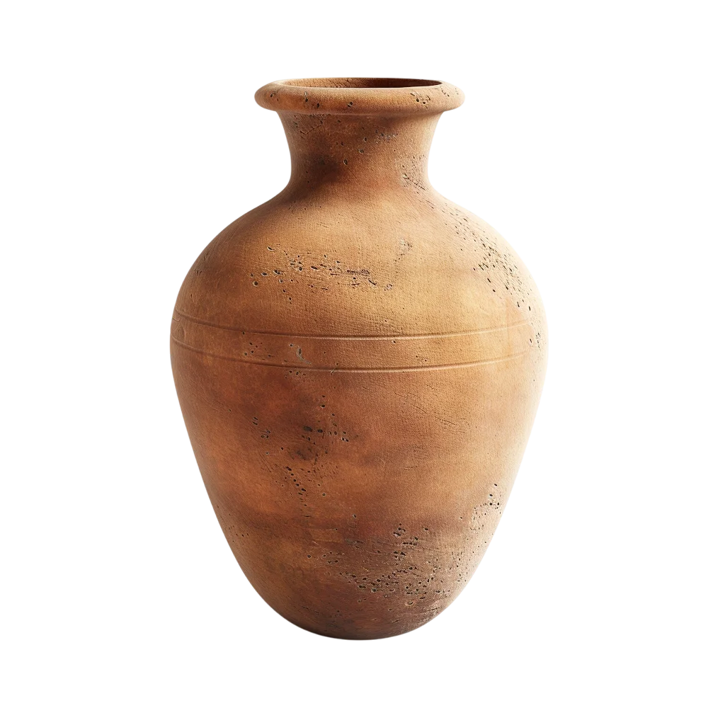 Weathered Terracotta Pot Free PNG