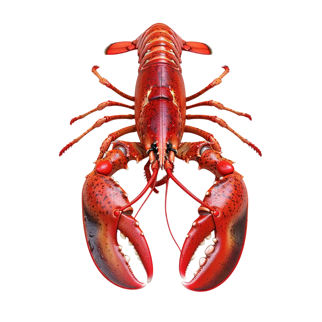 Red Lobster Viewed from Above – Free PNG