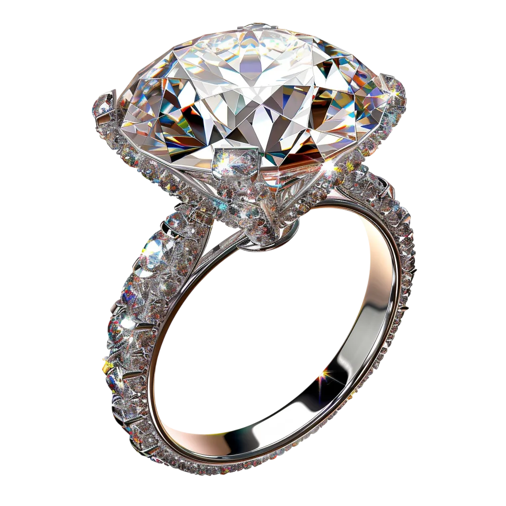 Brilliant Diamond Engagement Ring Free PNG
