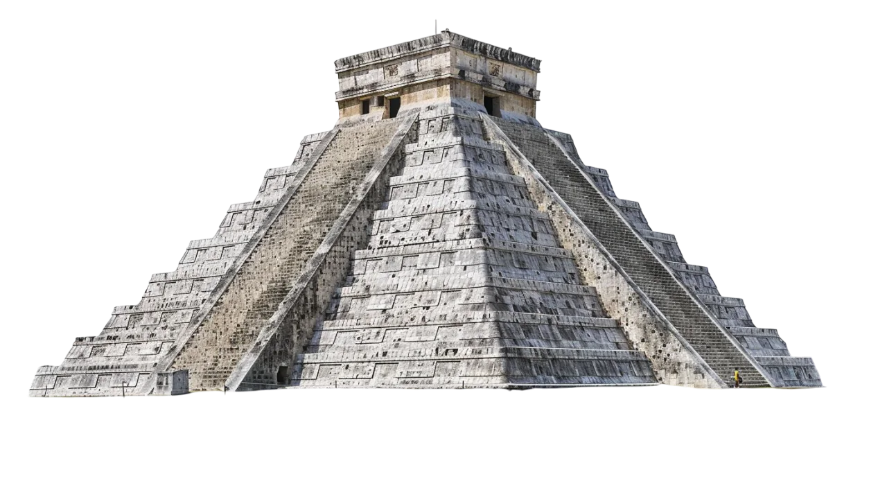 Chichen Itza Maya Pyramid Temple - Free PNG