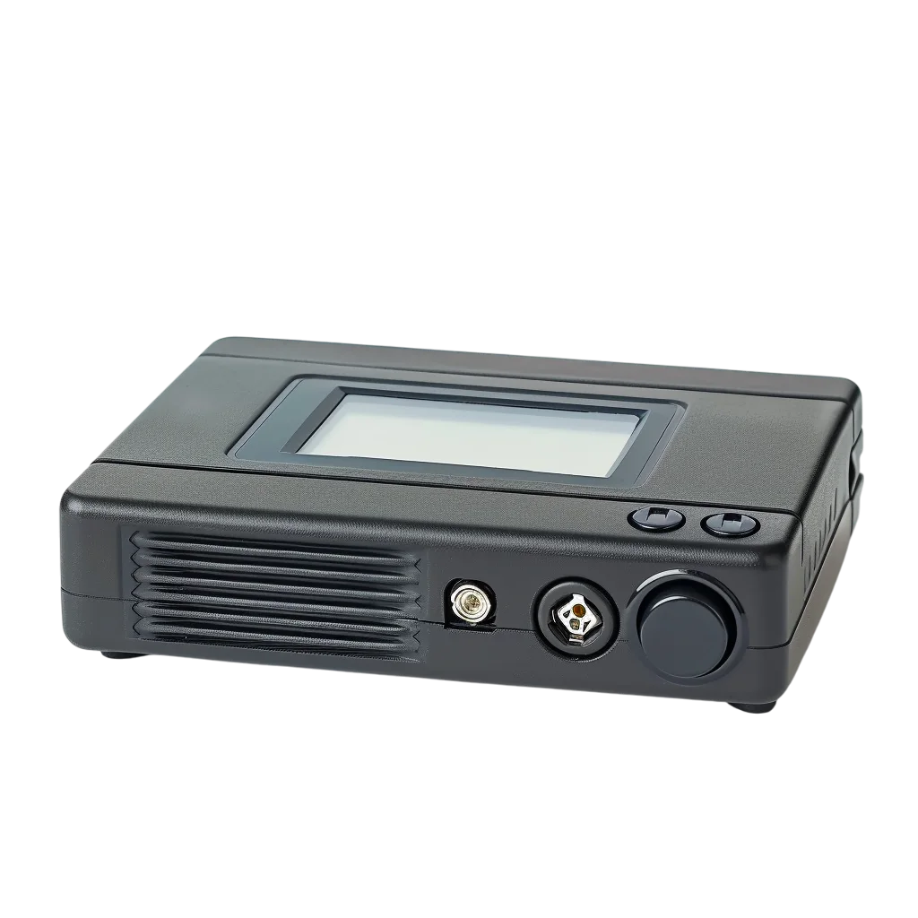 Black Electronic Control Unit with Display and Dial Free PNG
