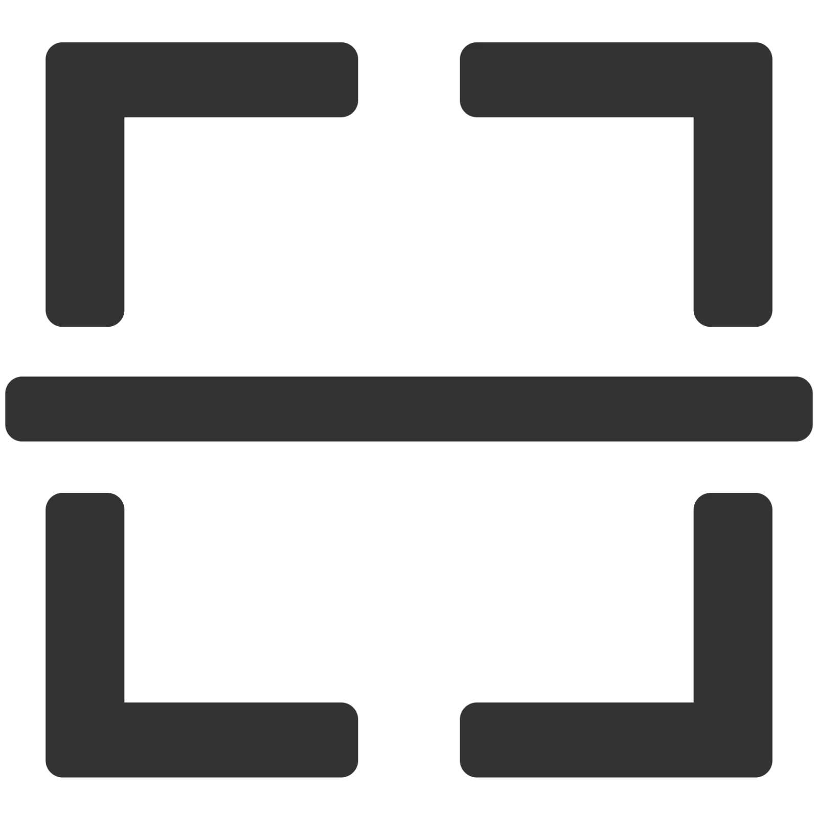 QR Scan Frame Icon Free PNG