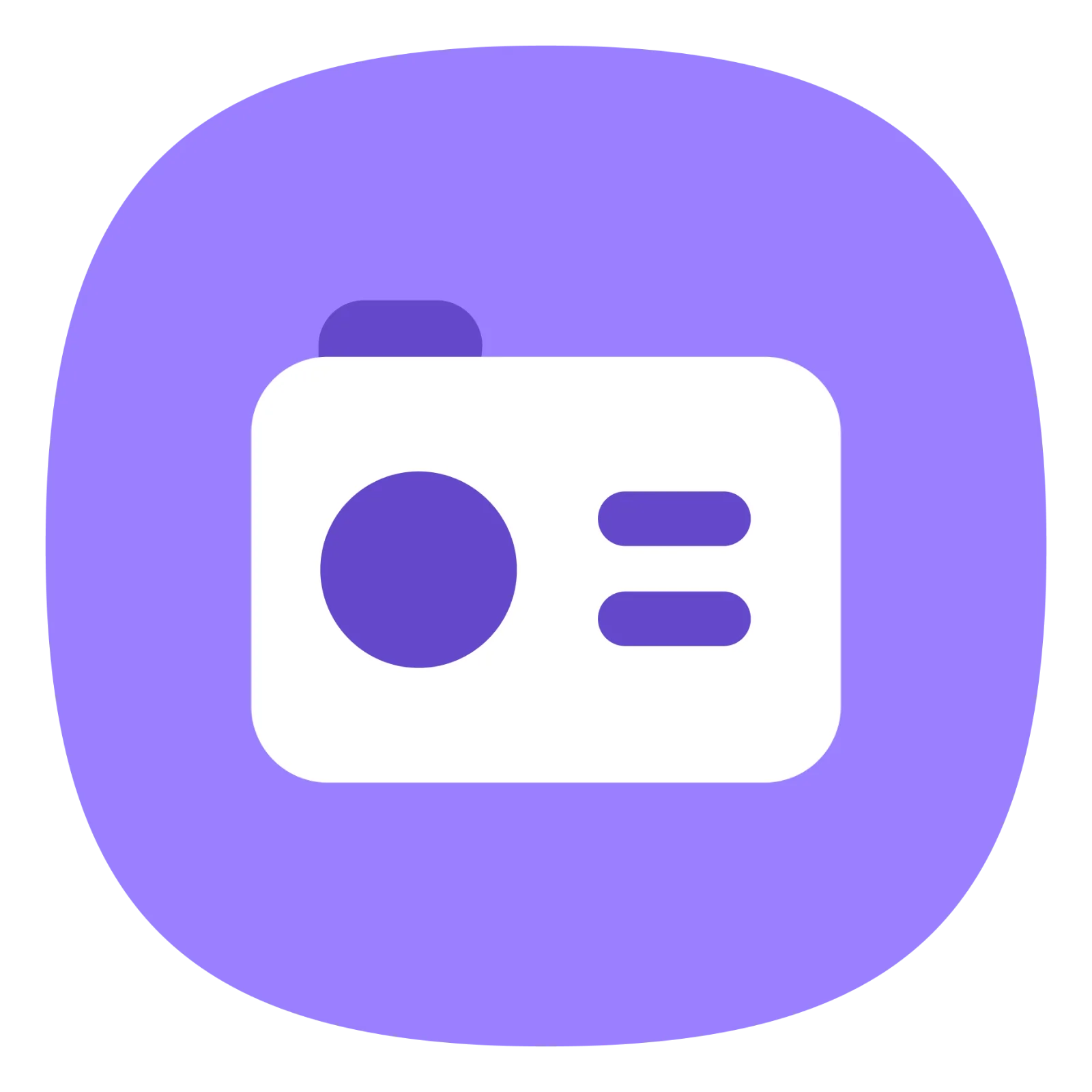 Minimal Purple Radio Icon Free PNG