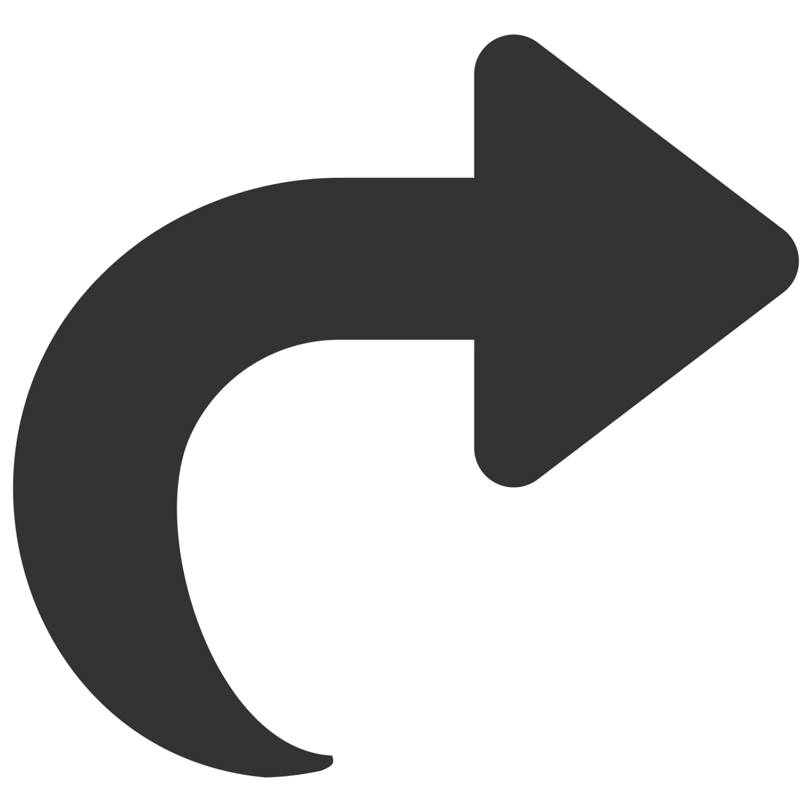 Dark Gray Circular Arrow Icon Free PNG