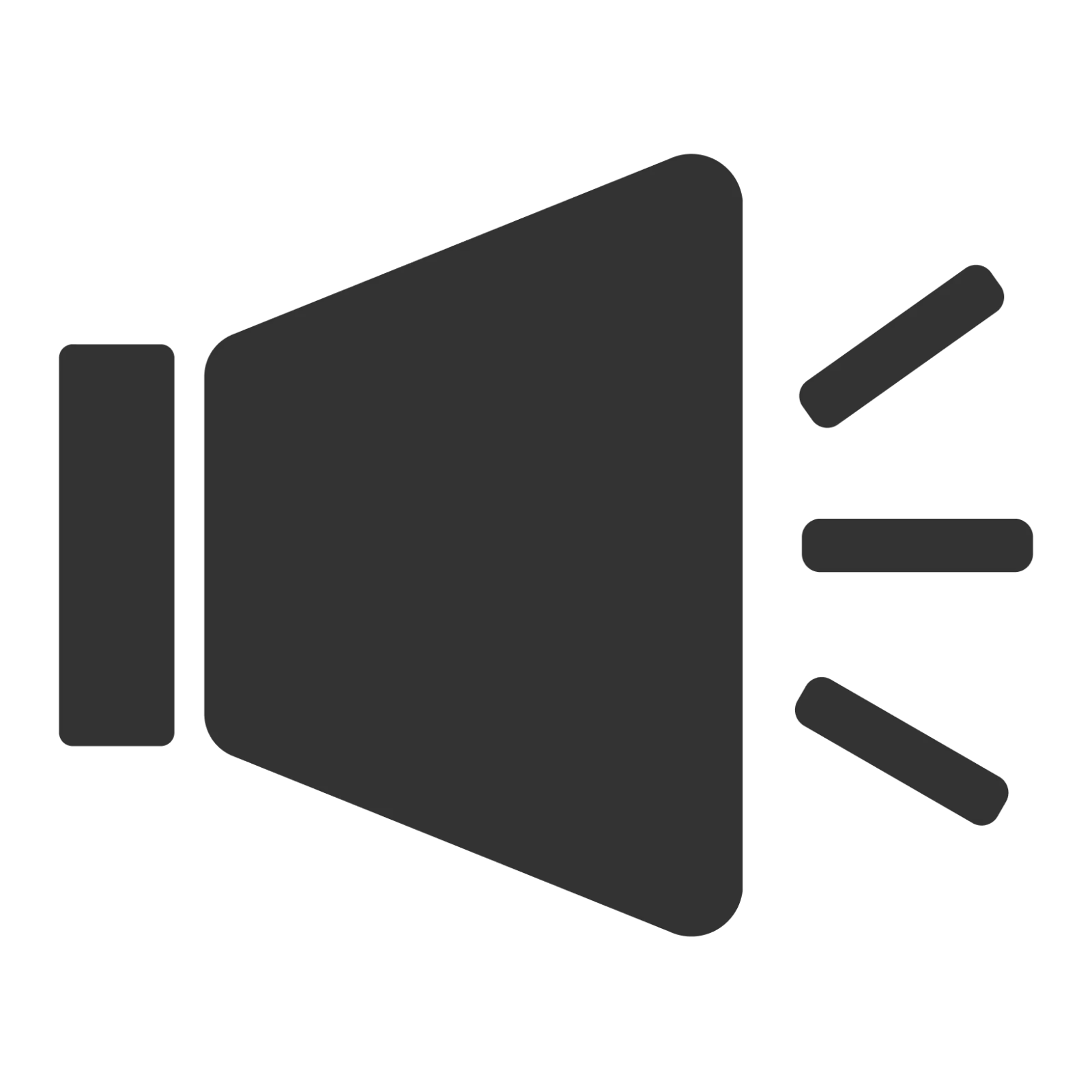 Loudspeaker with Sound Waves Free PNG
