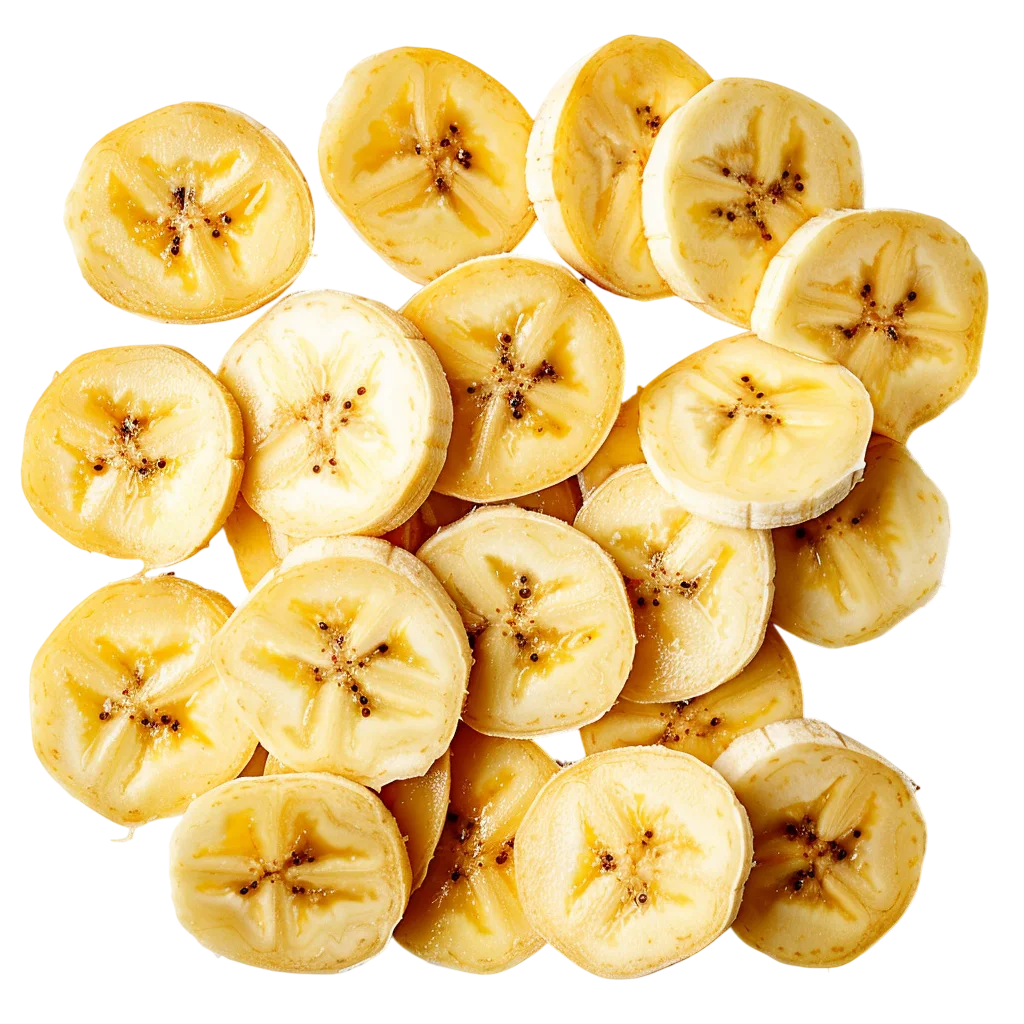 Pile of Banana Slices Free PNG