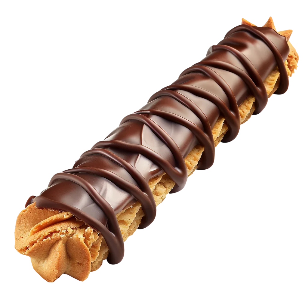 Chocolate-Drizzled Biscuit Stick Free PNG