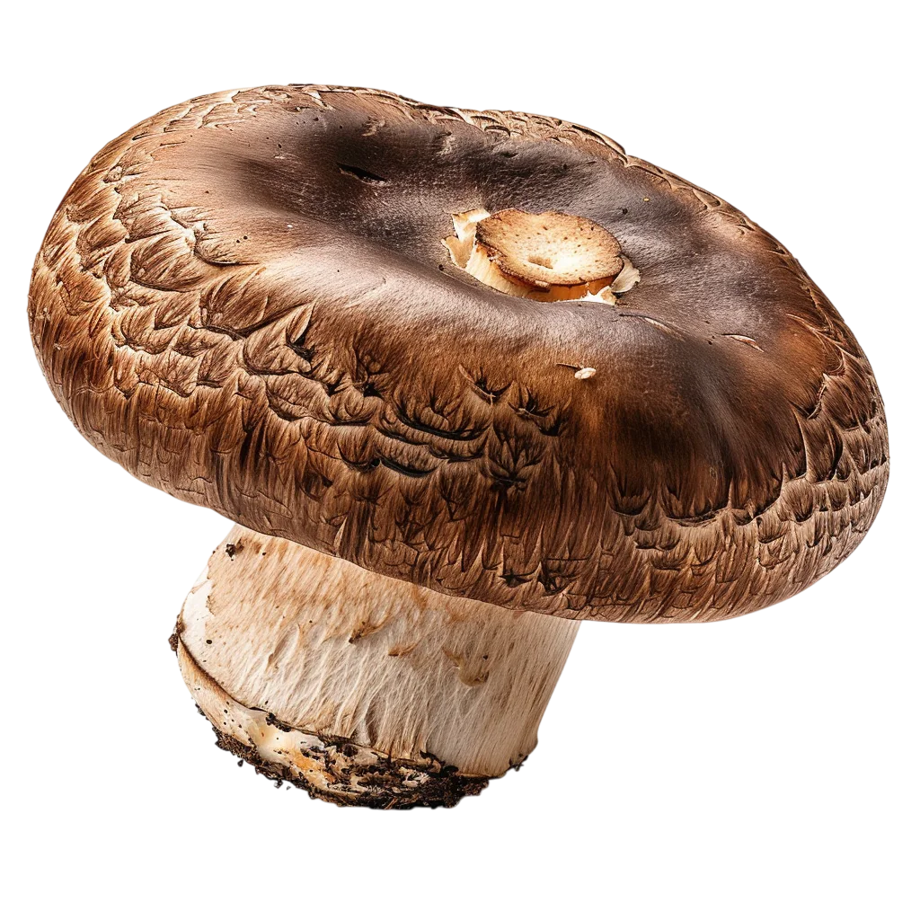 Large Textured Brown Mushroom | Free PNG