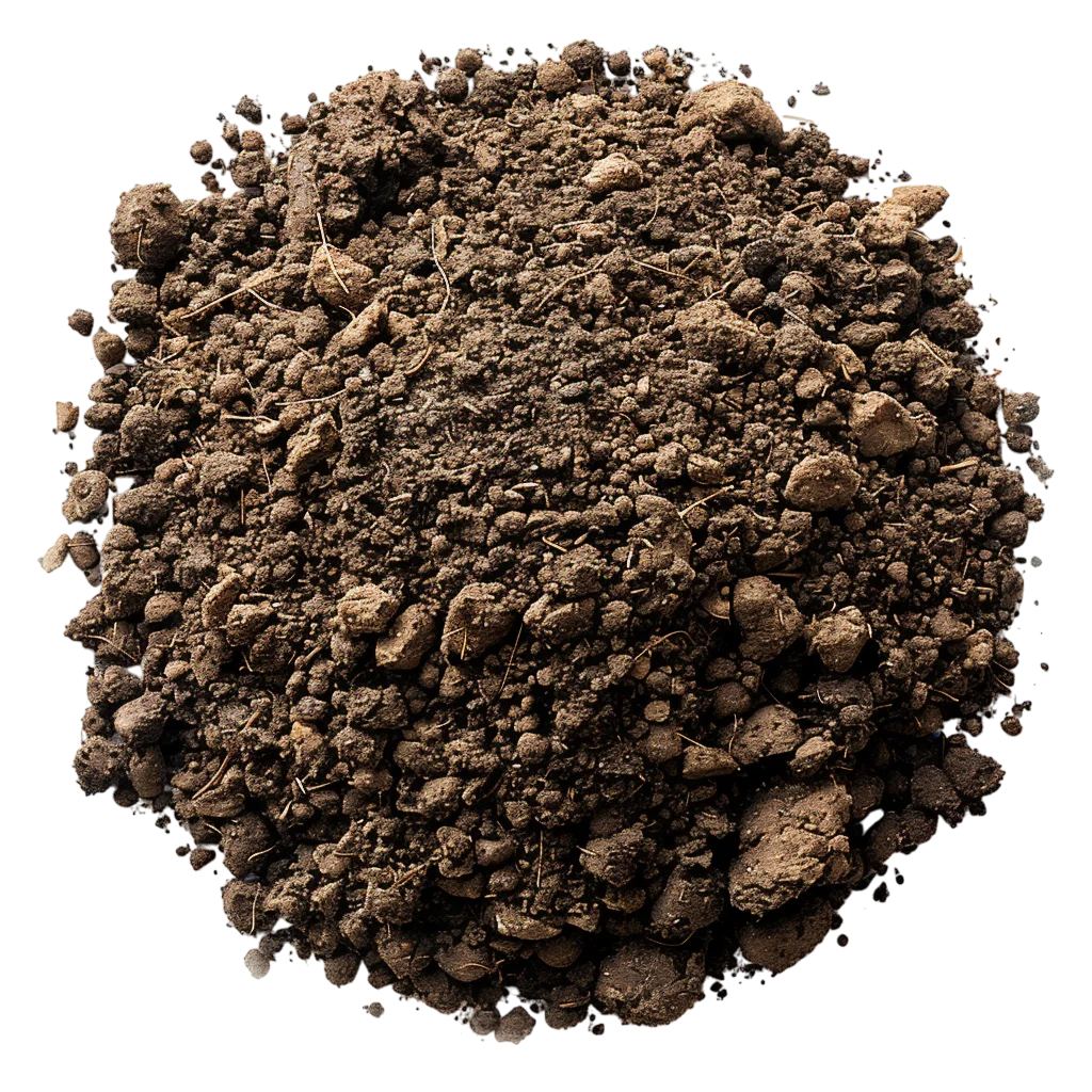 Heap of Crumbly Brown Soil Free PNG