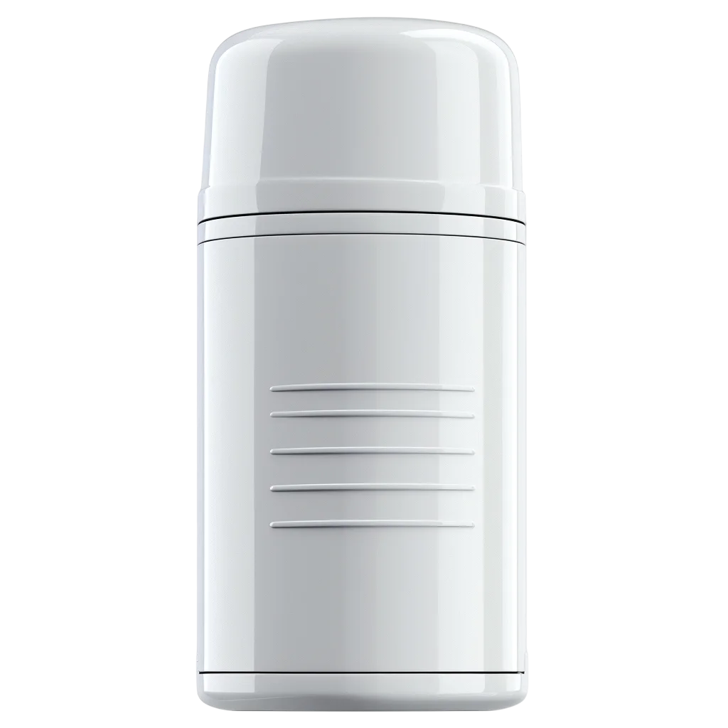 Blank White Cosmetic Container with Cap – Free PNG
