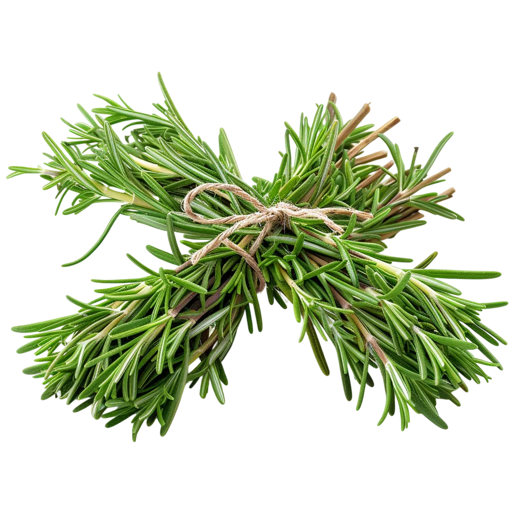 Fresh Rosemary Bundle Tied with Twine - Free PNG