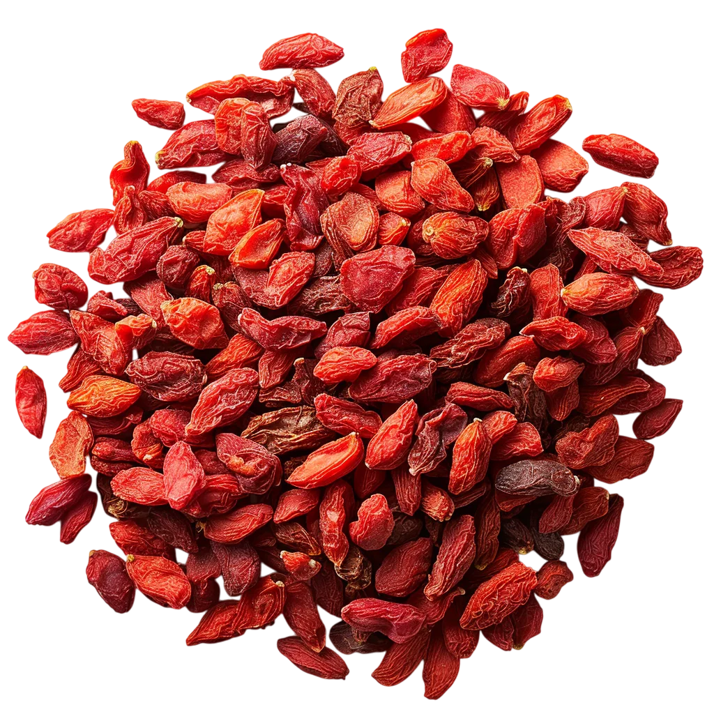 Pile of Dried Goji Berries Free PNG