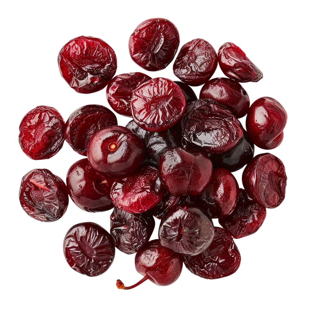 Glossy Dried Cherries Pile Free PNG