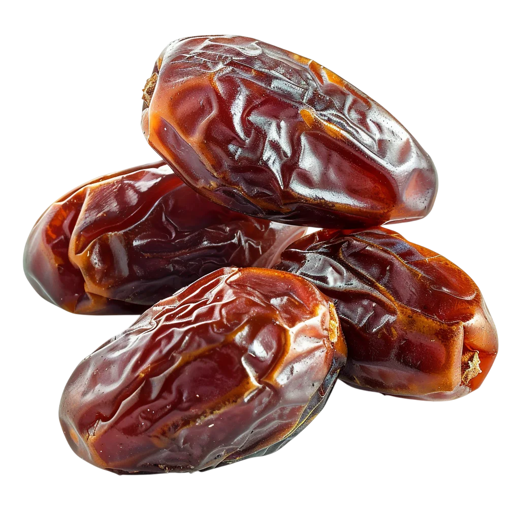 Glossy Dried Dates Fruit Cluster Free PNG