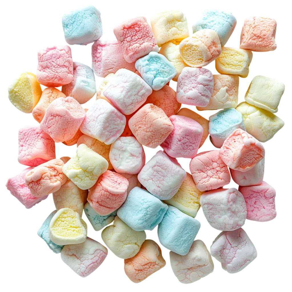 Pastel Marshmallow Pile Free PNG