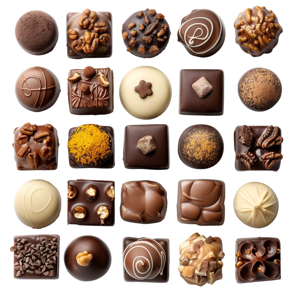 Assorted Chocolate Pralines and Truffles | Free PNG